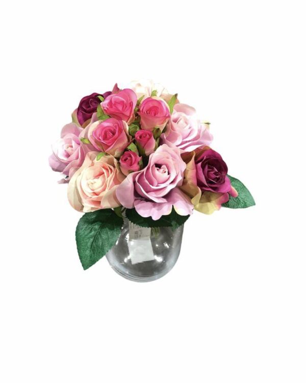 Spray roses ( Artificial ) - Pink